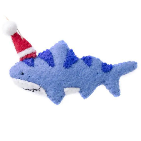 SHARK SANTA ORNAMENT