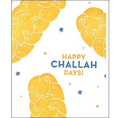 CHALLAH-DAYS CARD