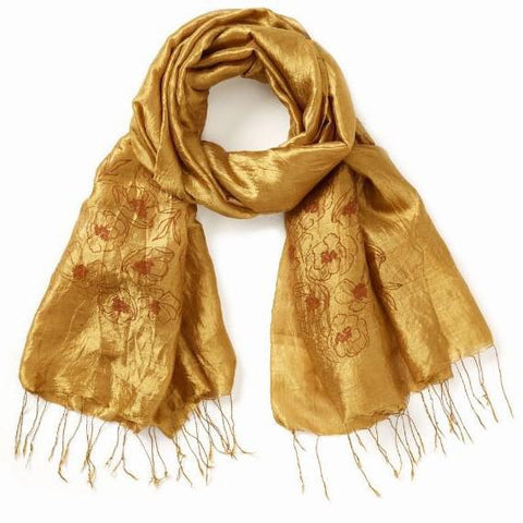 GOLD DUST SILK SCARF