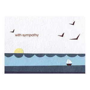 SEASCAPE SYMPATHY CARD