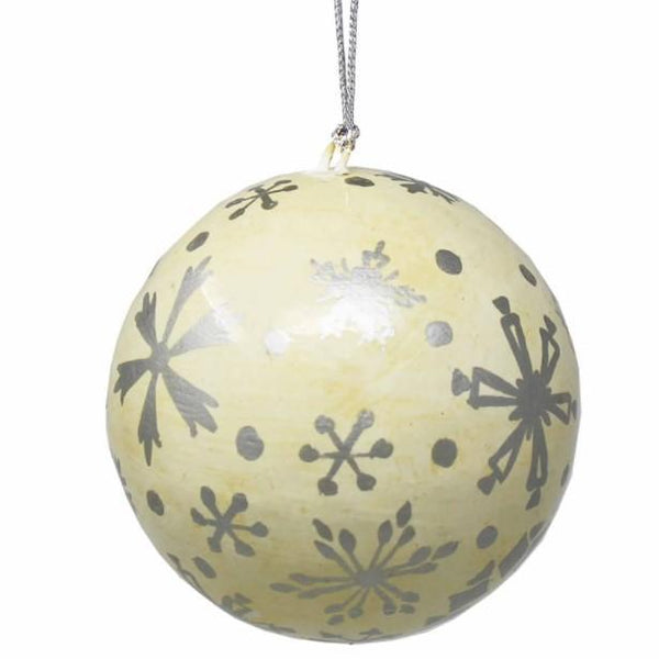 PAINTED BALL ORNAMENT