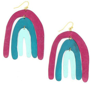 RAINBOW STATEMENT EARRINGS