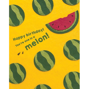 ONE MELON BIRTHDAY CARD
