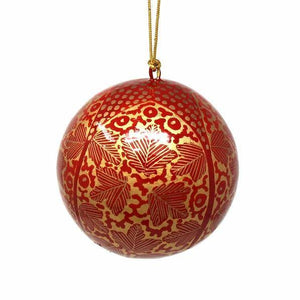 PAINTED BALL ORNAMENT