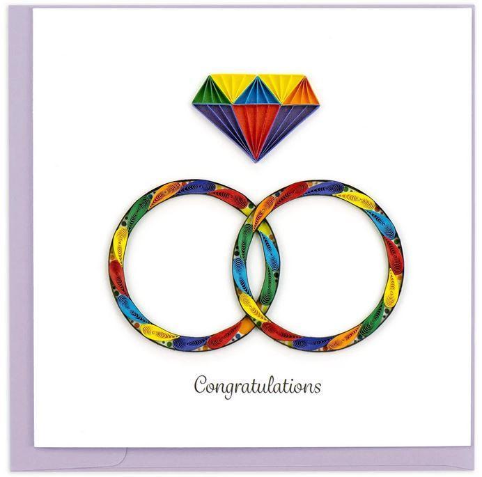 RAINBOW RINGS CARD