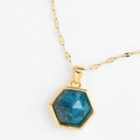 BRIGHT & BEJEWELED BLUE CRYSTAL NECKLACE