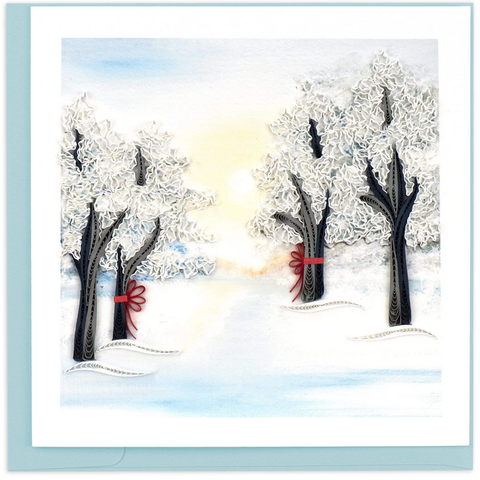 SNOWY TREE CARD