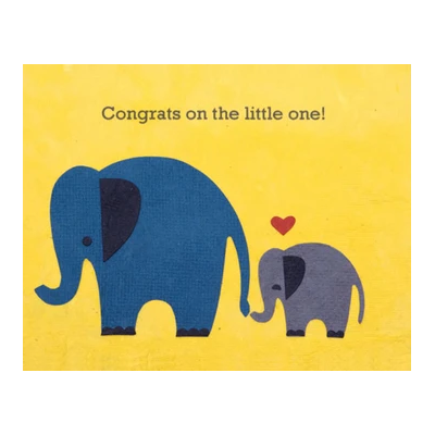 BABY ELEPHANT CARD