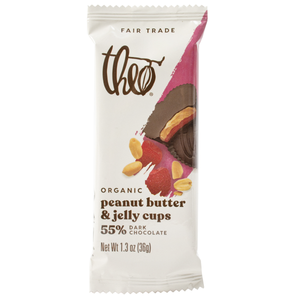 PEANUT BUTTER & JELLY 55% DARK CHOCOLATE CUPS (2 PACK)