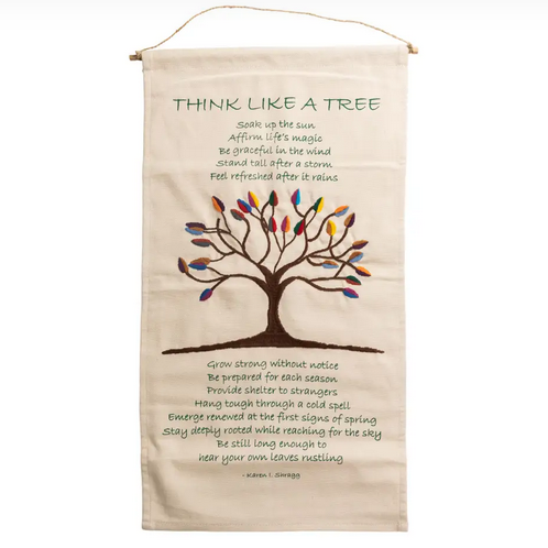 TREE POEM WALL HANGING