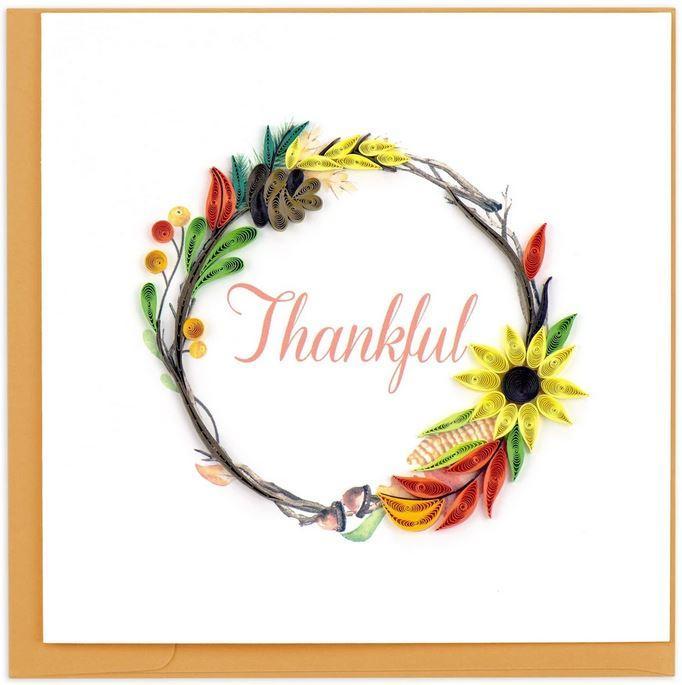 THANKFUL WREATH CARD