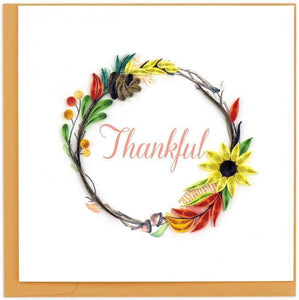 THANKFUL WREATH CARD