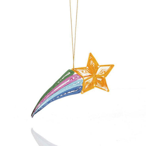 QUILLED SHOOTING STAR ORNAMENT