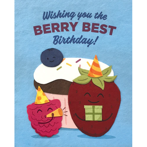 BERRY BEST BIRTHDAY CARD